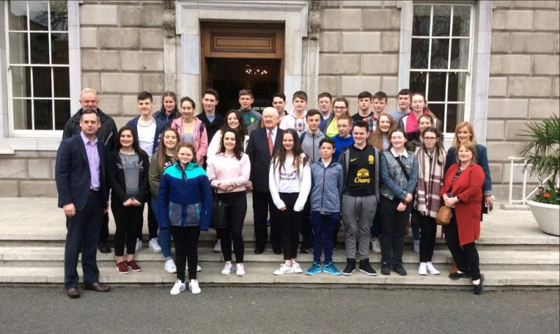 Special Dáil welcome for Donegal's Arranmore Island students