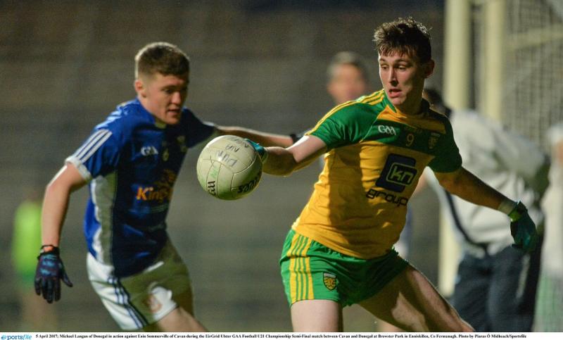 Donegal’s Michael Langan selected as the EirGrid GAA U21 Player of the Province for Ulster