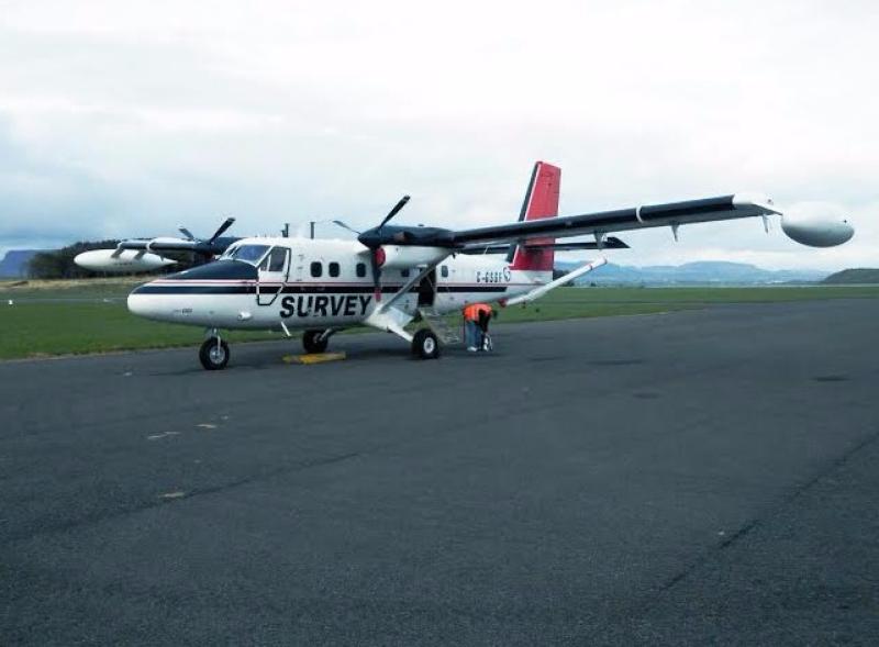 Major geological survey  in the skies above Donegal