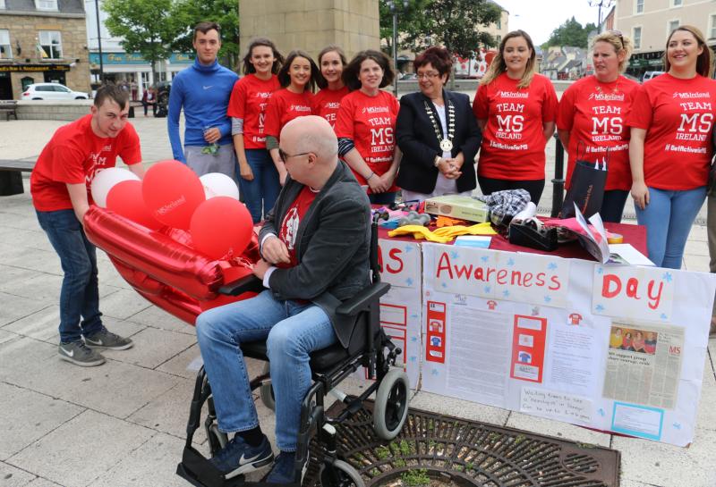 Wheelchair access issues highlighted during MS Awareness Raising event in Donegal Town
