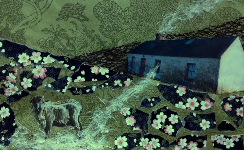 An exhibition of collage in Donegal