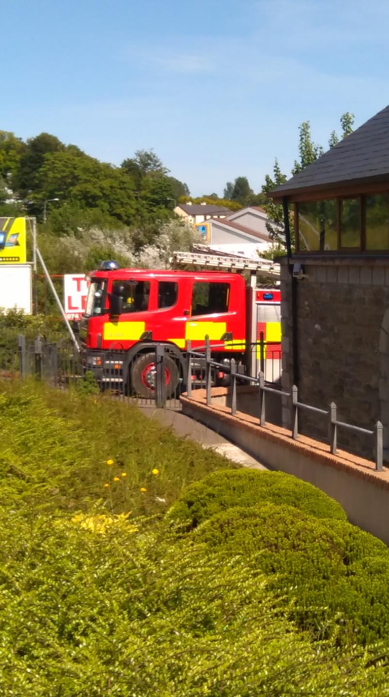 Firefighters fight Letterkenny fire in sweltering heat