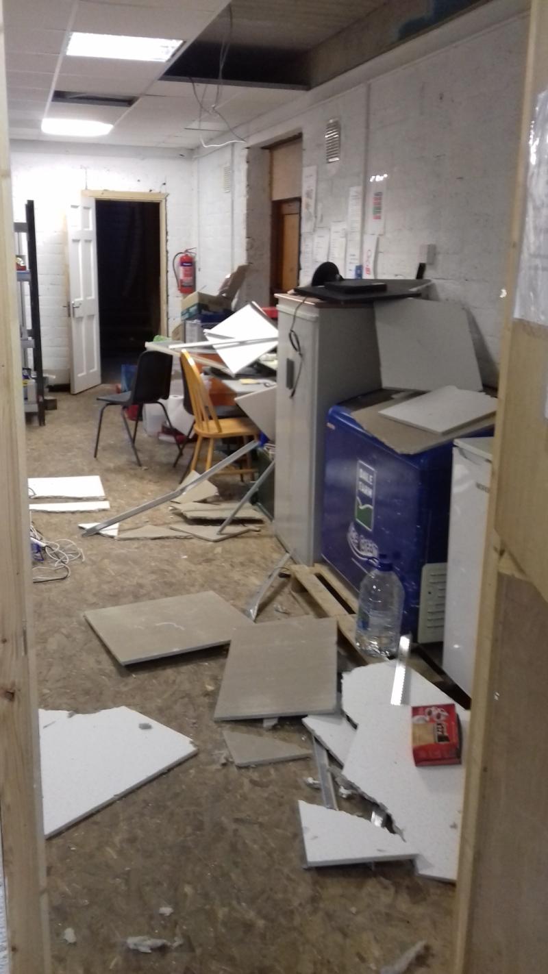 Thugs ripped down ceiling and smashed door at &lsquo;We Care LK Food Bank' 