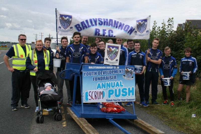 Ballyshannon rugby players are going to get a big push on