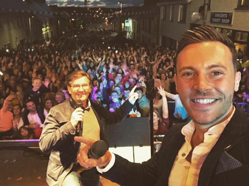 FESTIVAL FUN IN DONEGAL: Nathan Carter and Daniel O'Donnell having a party in Dungloe