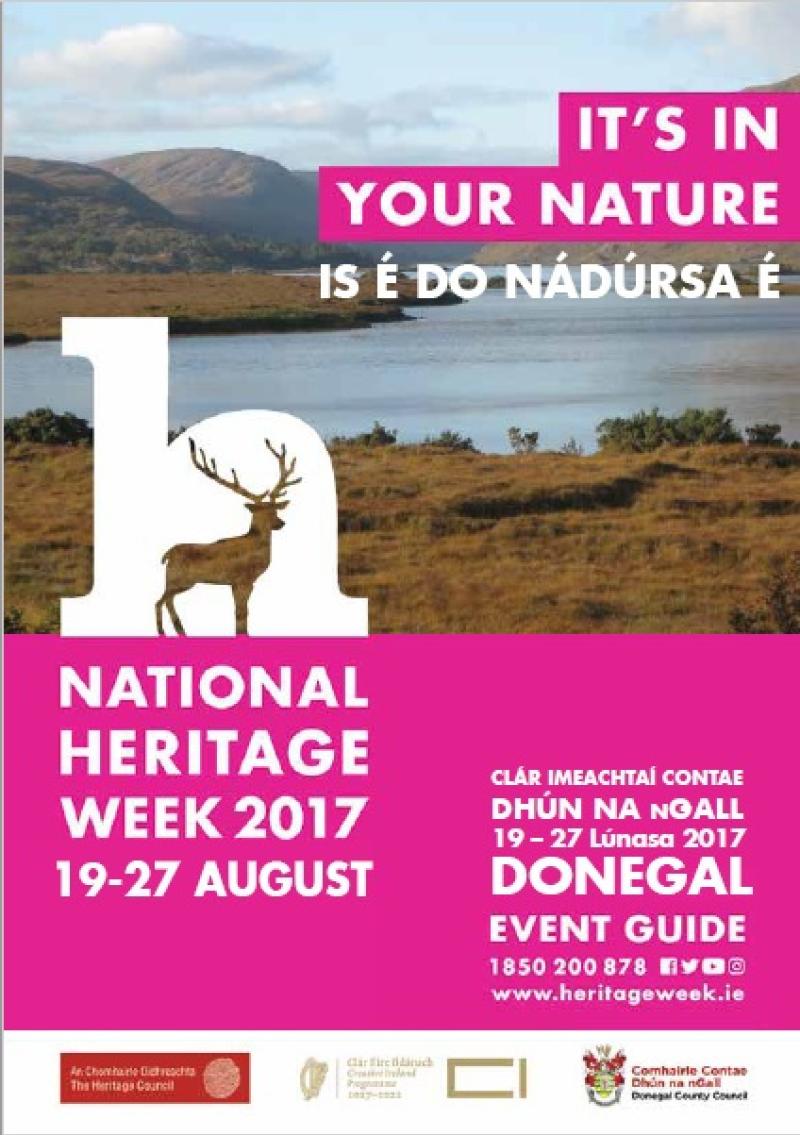 Huge number of events lined up for National Heritage Week in Donegal