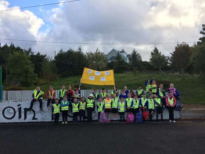 Loughanure NS celebrates return of footpath
