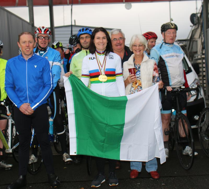 World champion throws her support behind St. Naul’s