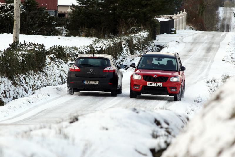 The snow warning will be in place from 3am to 3pm on Friday.