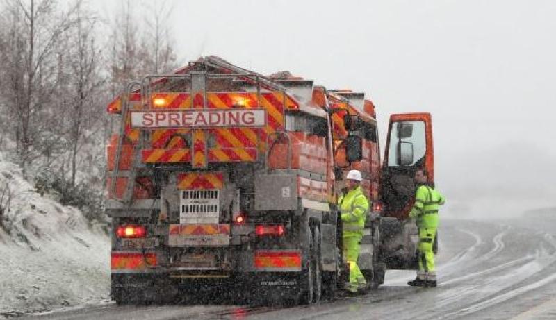 Salt on your chips - what about this - Donegal County Council have put 500 tons of salt/grit on our roads in the last 24 hours