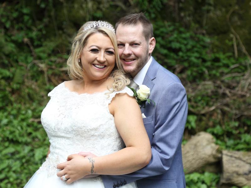 Gary marries the love of his life Lorraine in Ballyshannon five months after double transplant operation