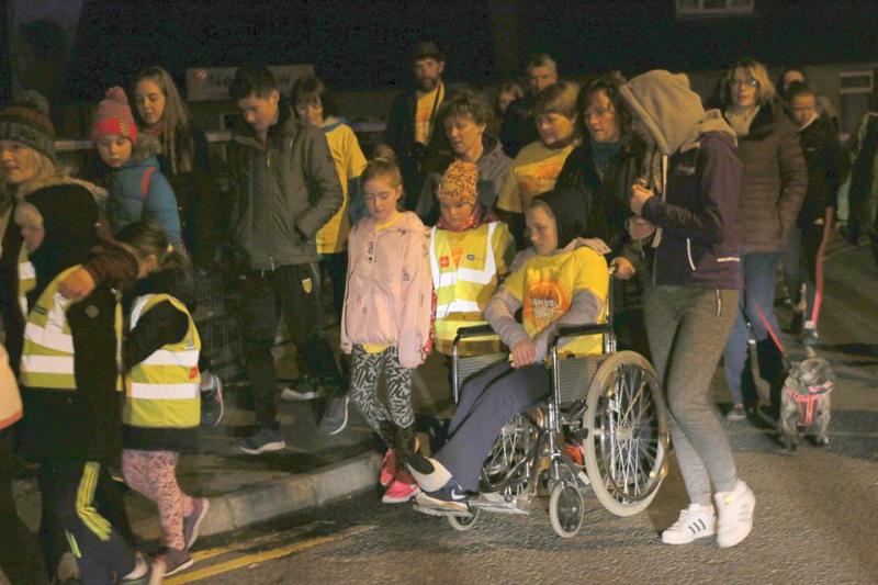 Huge numbers walk from 'Darkness Into Light' this morning in Donegal