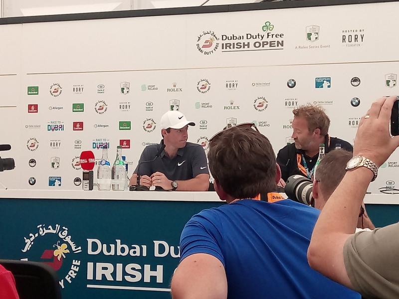 Rory McIlroy loses ground with one over par round on second day of Irish Open in Donegal