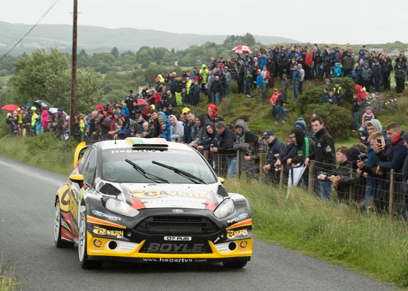 Declan Boyle second in Fanning Motor Factors Tipperary Stonethrowers Rally in Tipperary