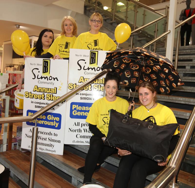 North West Simon Community Annual Sleep Out in Letterkenny and Sligo