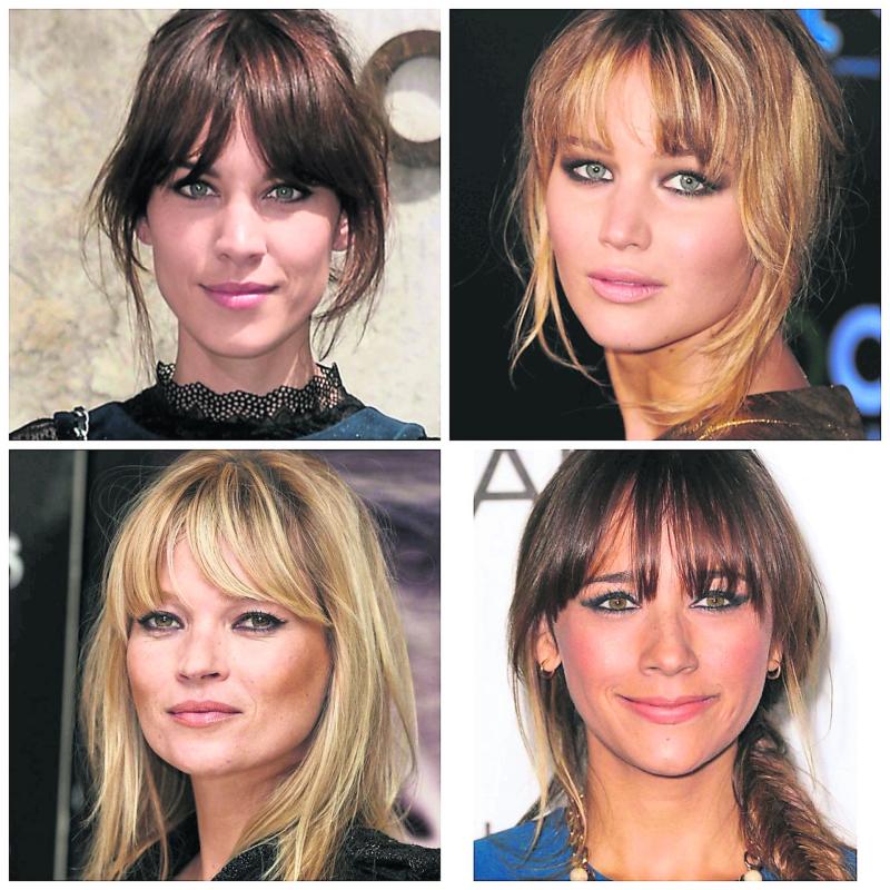 There is a fringe to frame every face