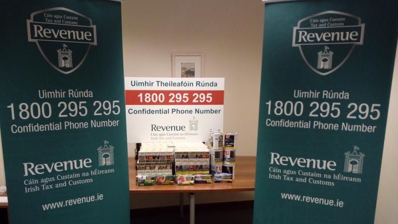 Revenue seizes tobacco products and cash in Donegal and Galway