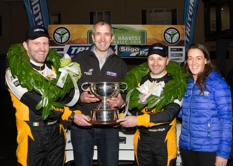 Declan Boyle lands Triton National Rally Championship in Donegal