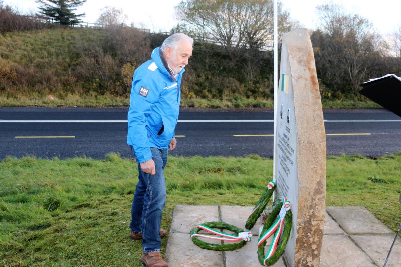 John Downey among attendance at 10th anniversary ceremony in south Donegal