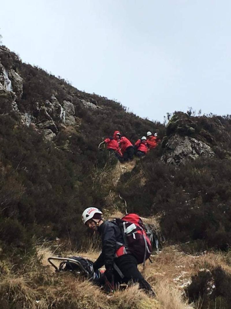 Tourist  brought to safety after getting into difficulty at Sliabh Liag 