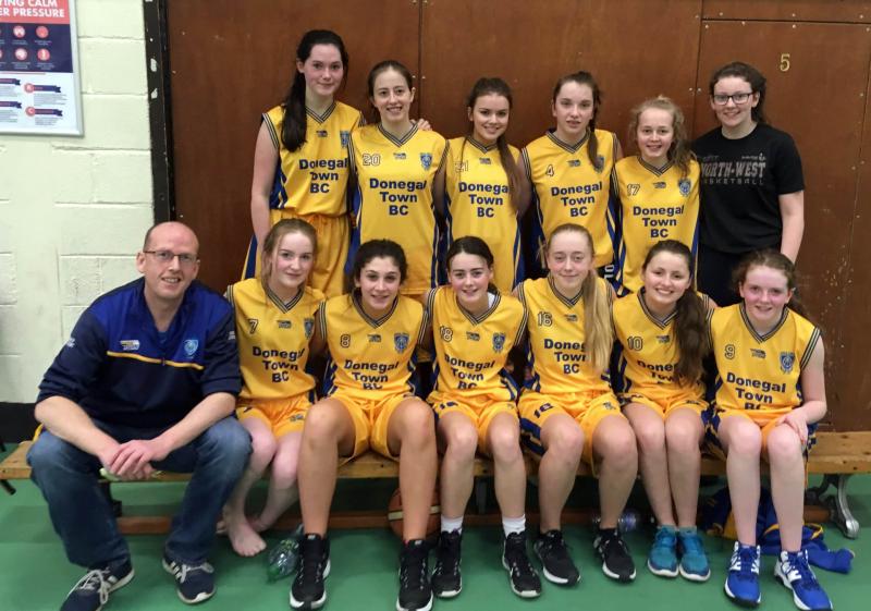 Donegal Town Basketball Club  take  North West U-14 Division Two Boys League