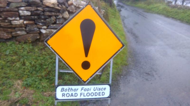 Spot flooding causing difficulties for Donegal motorists this morning