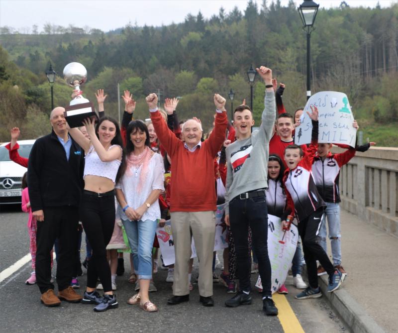 Hundreds turn out to welcome Donegal's world champion dancer home