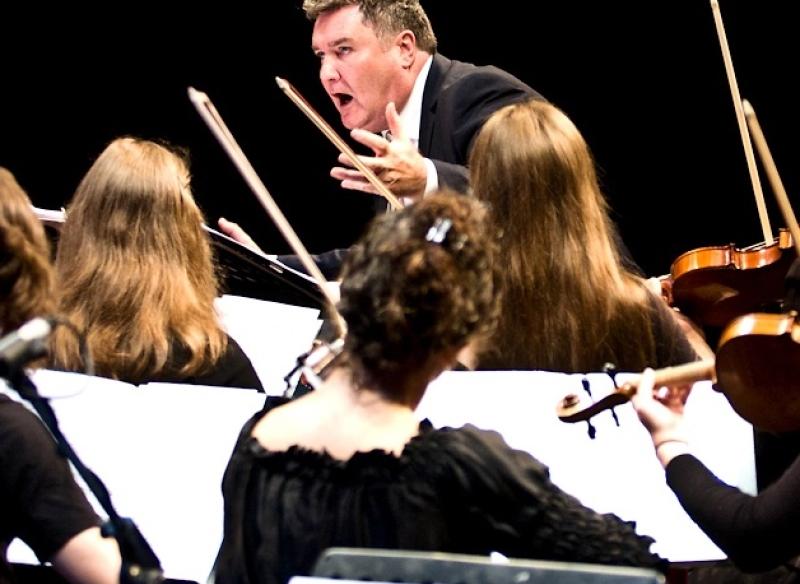 Donegal Youth Orchestra meets brass band at An Grianán