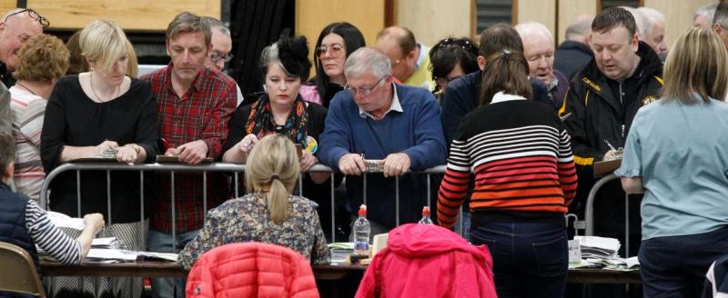 Letterkenny EA Tally figures show Brogan  topping the poll