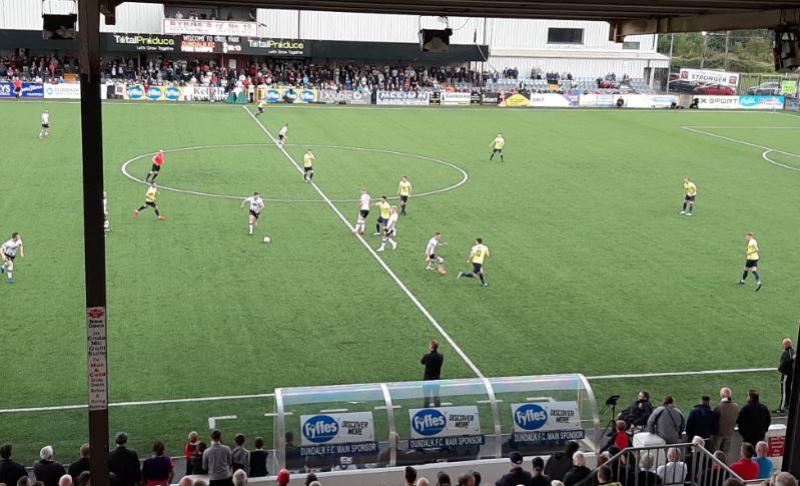 Finn Harps in action tonight against Dundalk