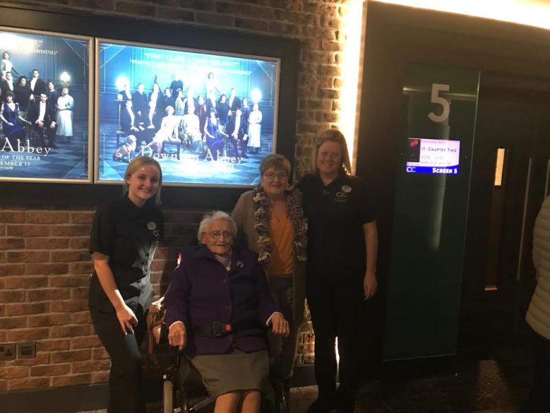Century Cinemas oldest guest sees Downton Abbey