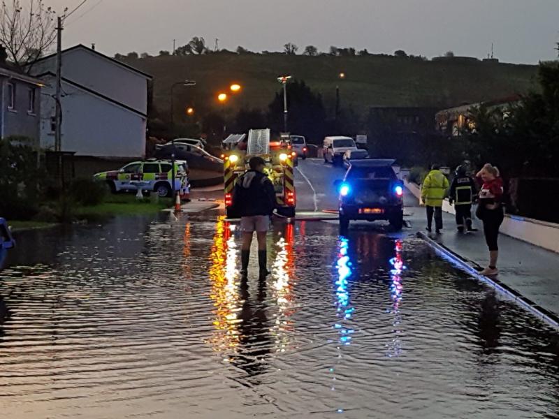 Flooding in Donegal Town reported