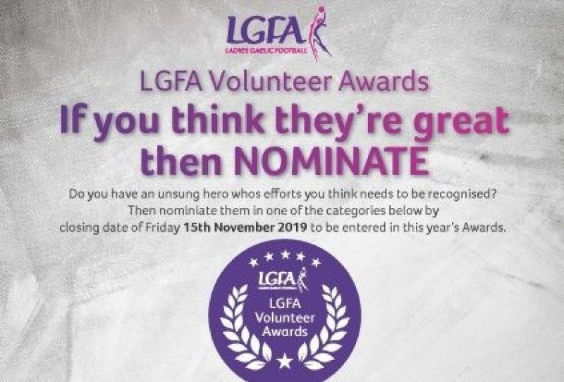 Donegal Ladies GAA clubs asked for nominations for Volunteer of the Year Awards