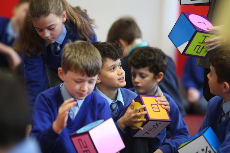 Laghey and Garrison pupils making it all add up