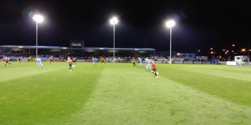 Harps have it all to do after Drogheda strike late to gain the advantage in play-off