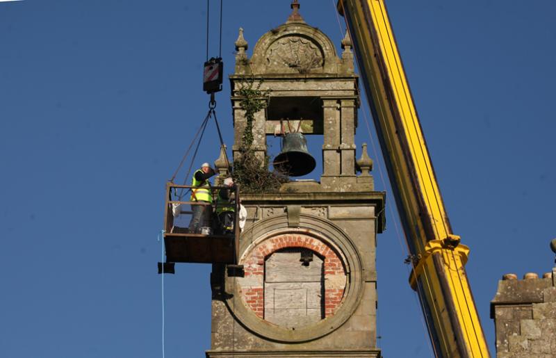 Iconic Ballyshannon clock returning to its former glory today