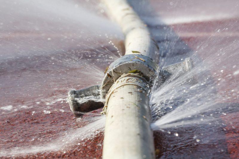Burst pipe