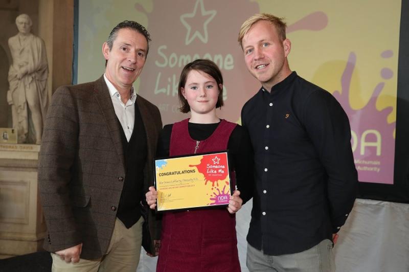 Glenswilly National School presented with prestigious Someone Like Me national art competition award