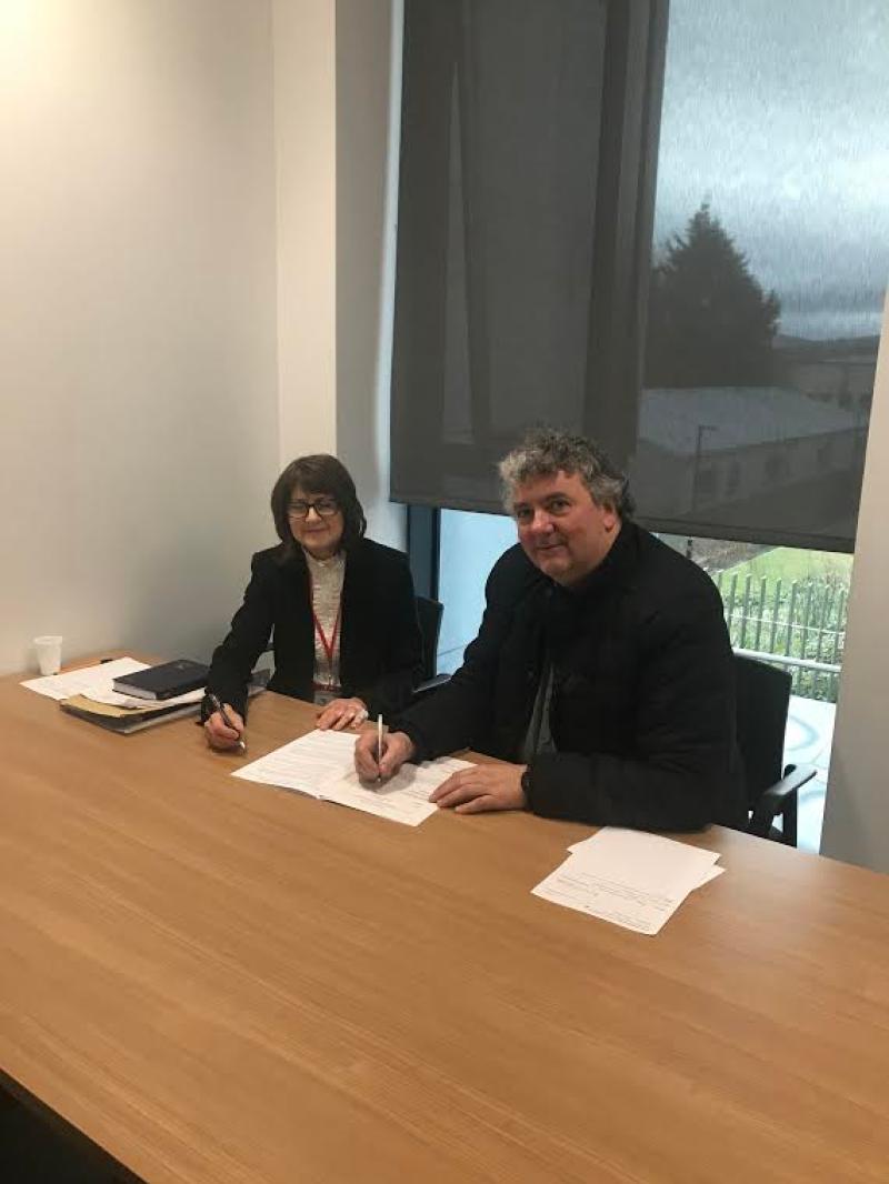 Pringle hands in his nomination papers for the general election today