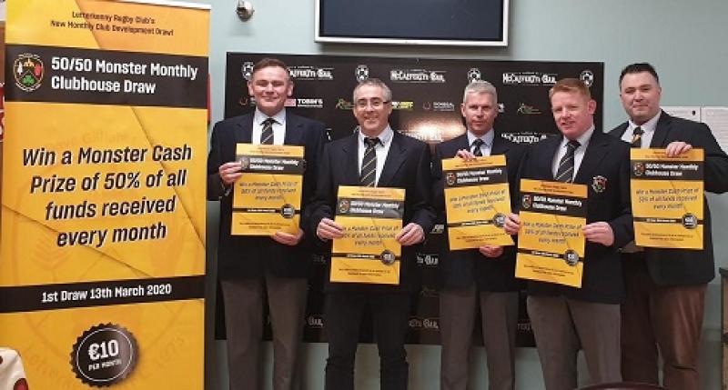 Letterkenny Rugby Club launch 50/50 Monster Clubhouse Draw