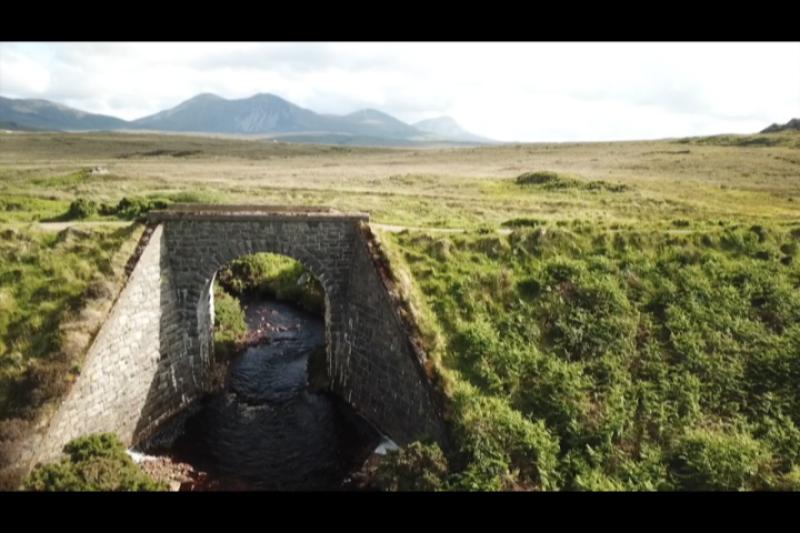 Fascinating drone footage and interviews in new DVD about old railway line in Donegal