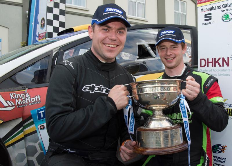 Big Donegal interest as  countdown continues to Triton Showers National Rally Championship