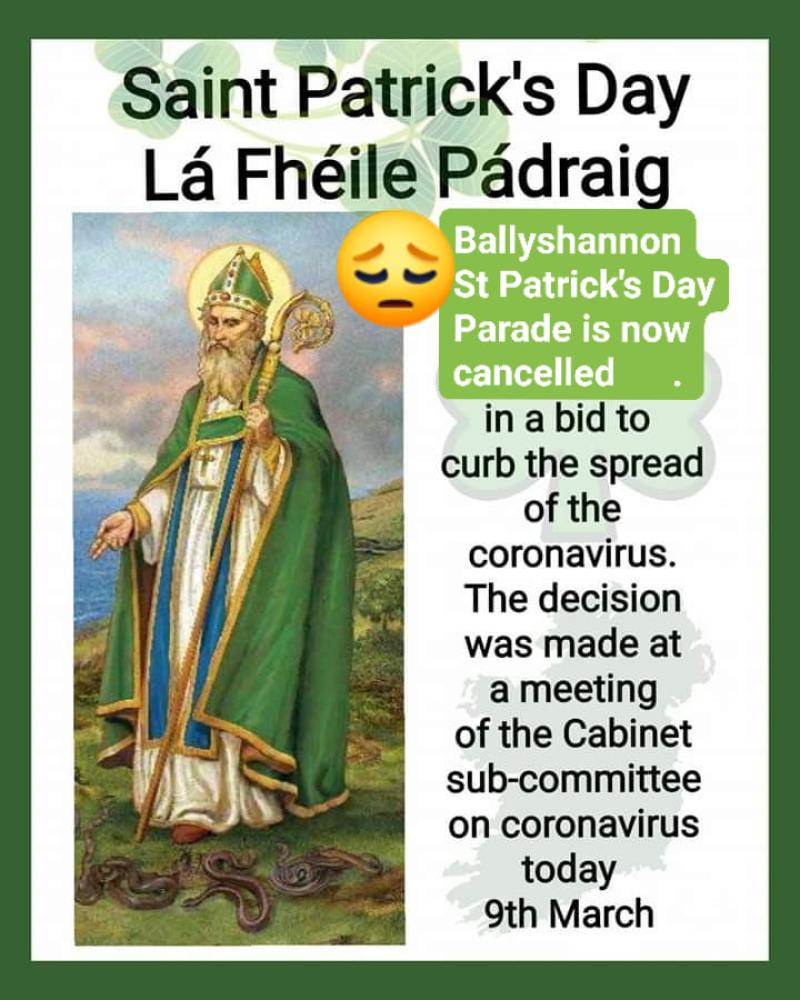 Ballyshannon parade the latest casualty