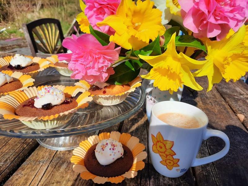 A virtual coffee morning was a lovely way to connect with friends