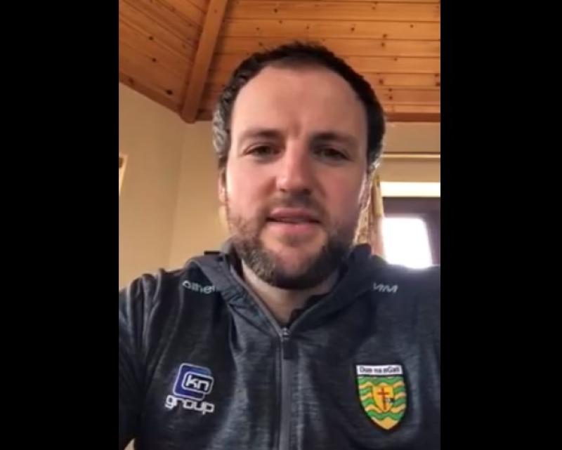 Michael Murphy supporting Chef Aid across Donegal