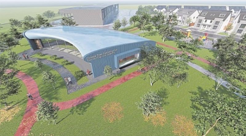 Proposed plans for swimming pool, commercial units and houses