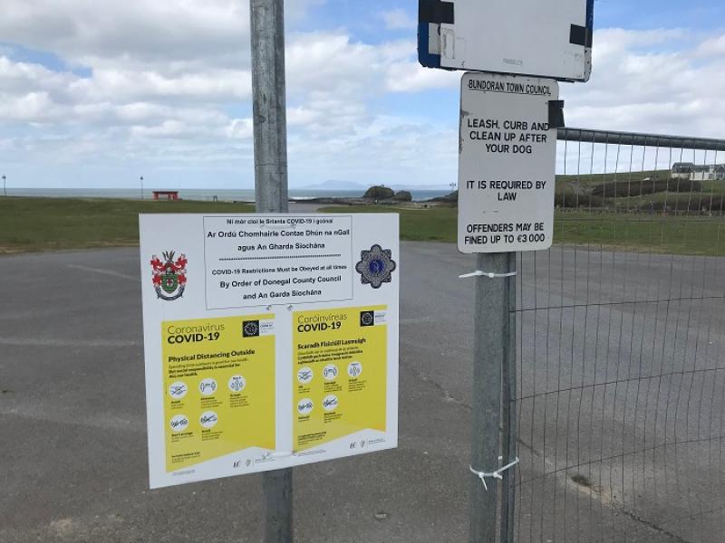 Restricted  vehicle access to a number of Donegal beach car parks and beaches 