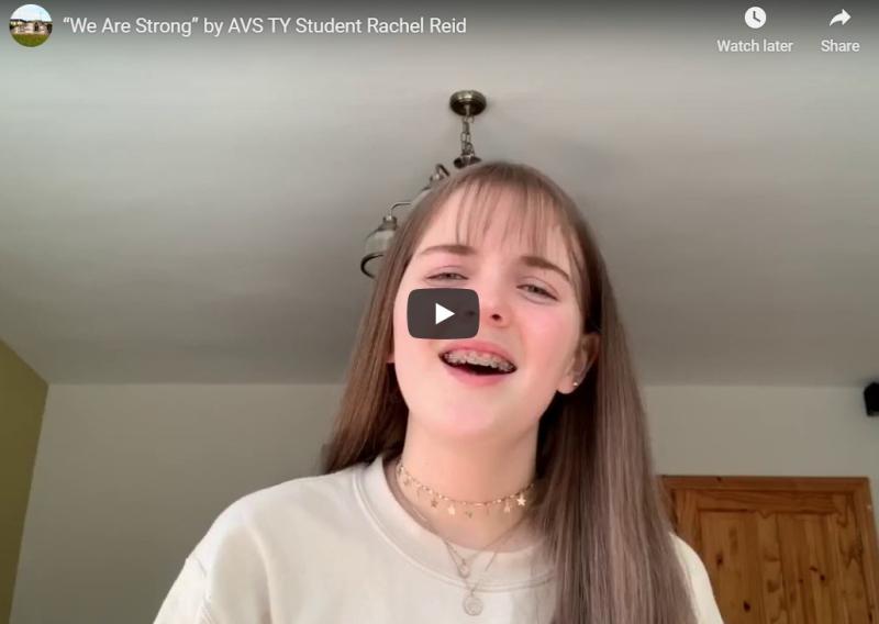 President Higgins thanks Donegal student for her song of hope