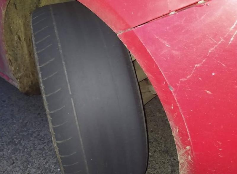 Extremely bald tyres discovered at Donegal checkpoint