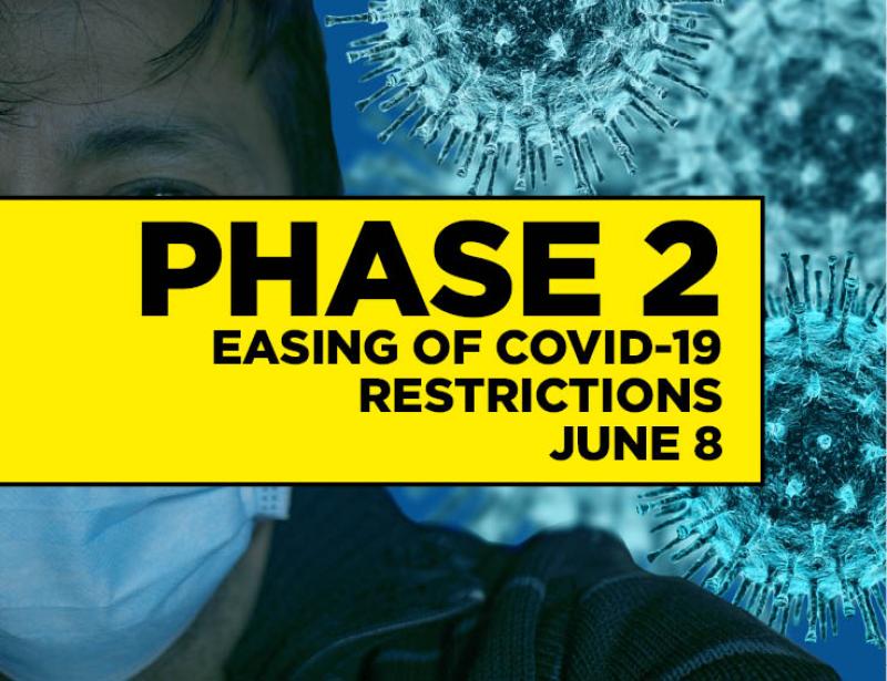 Phase 2 of the easing of the Covid-19 restrictions - June 8
